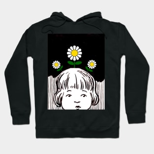 little girl with daisies Hoodie